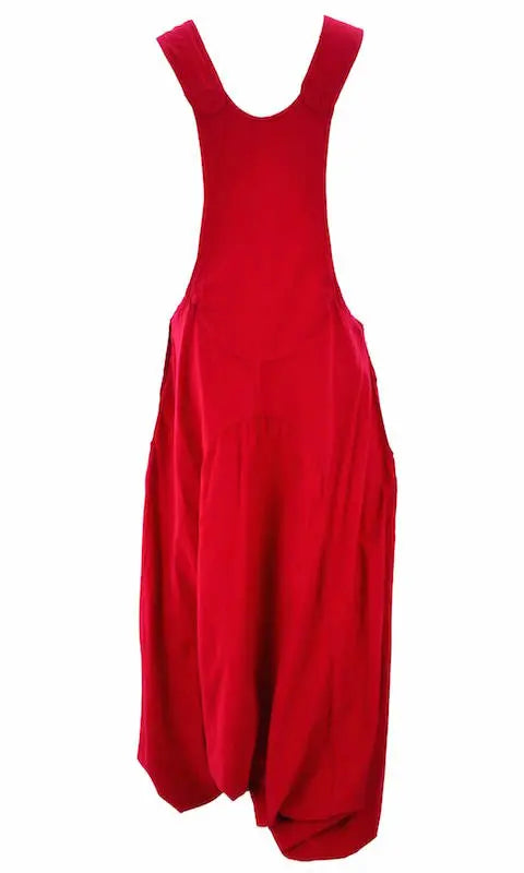 Coline Latzpumphose – Weite Baumwoll Latzhose mit tiefem Schritt