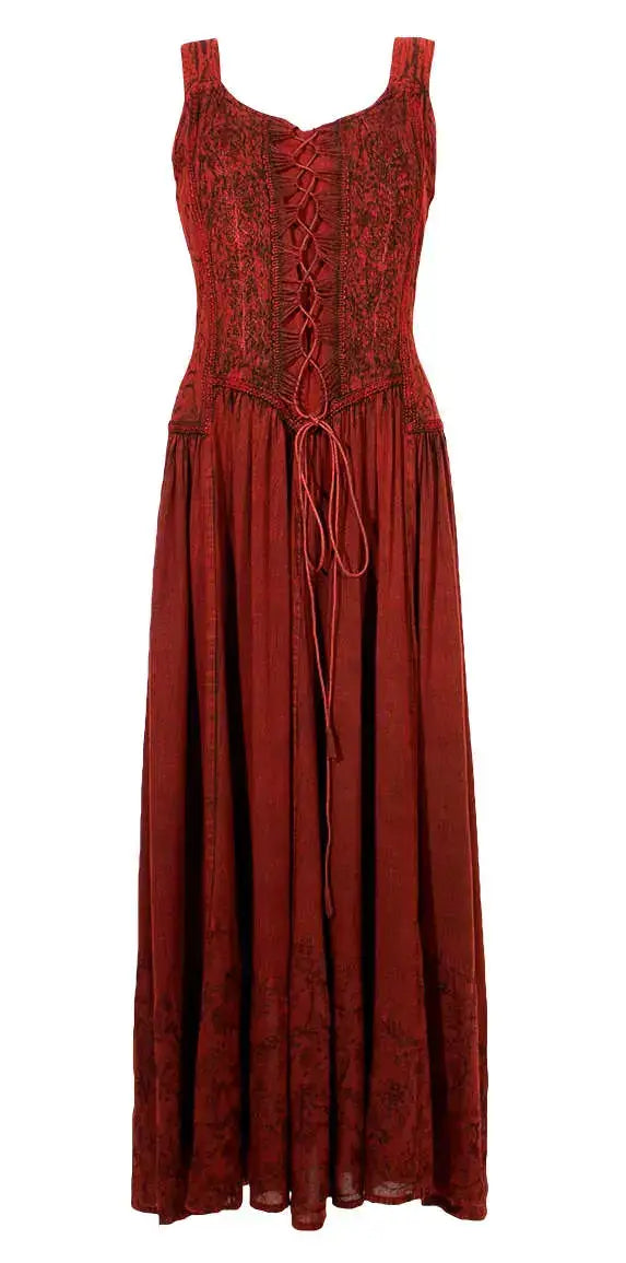 Coline Corsagekleid, lang mittelalterliches Design