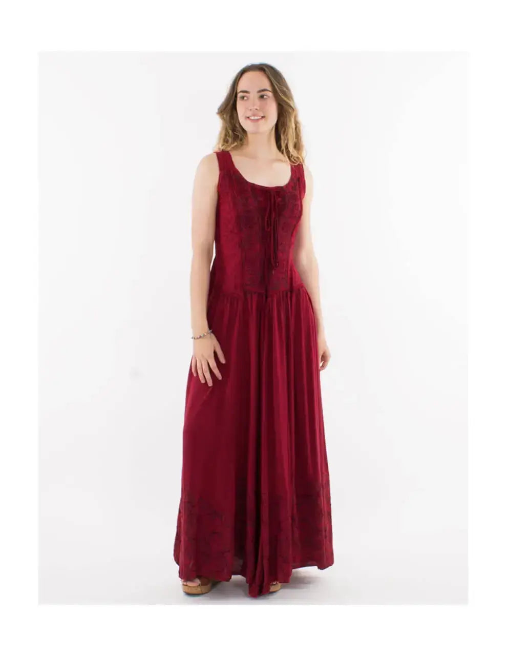 Coline Corsagekleid, lang mittelalterliches Design