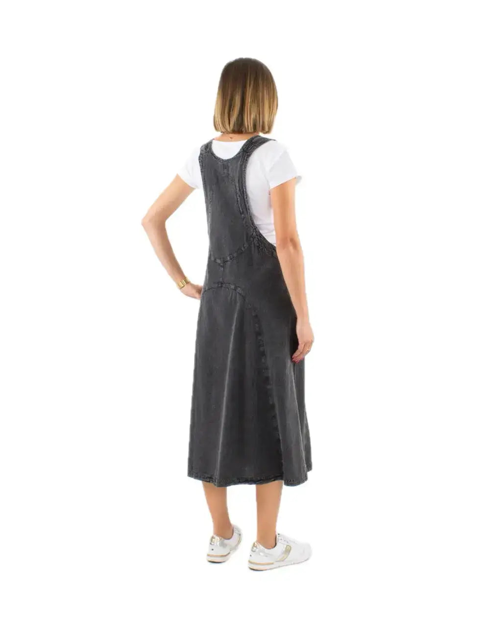 Coline Latzkleid Marble-Batik