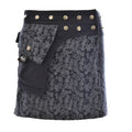 Anki Design Wickelrock Atusha Mini – Verstellbarer Minirock mit Taschen