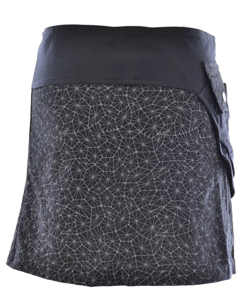 Anki Design Wickelrock Atusha Mini – Verstellbarer Minirock mit Taschen