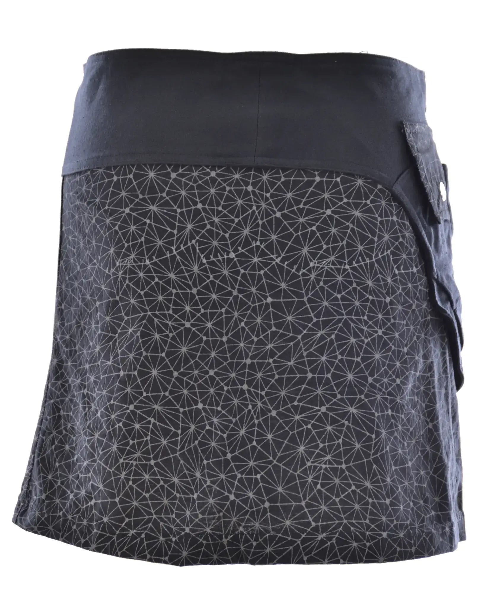 Anki Design Wickelrock Atusha Mini – Verstellbarer Minirock mit Taschen