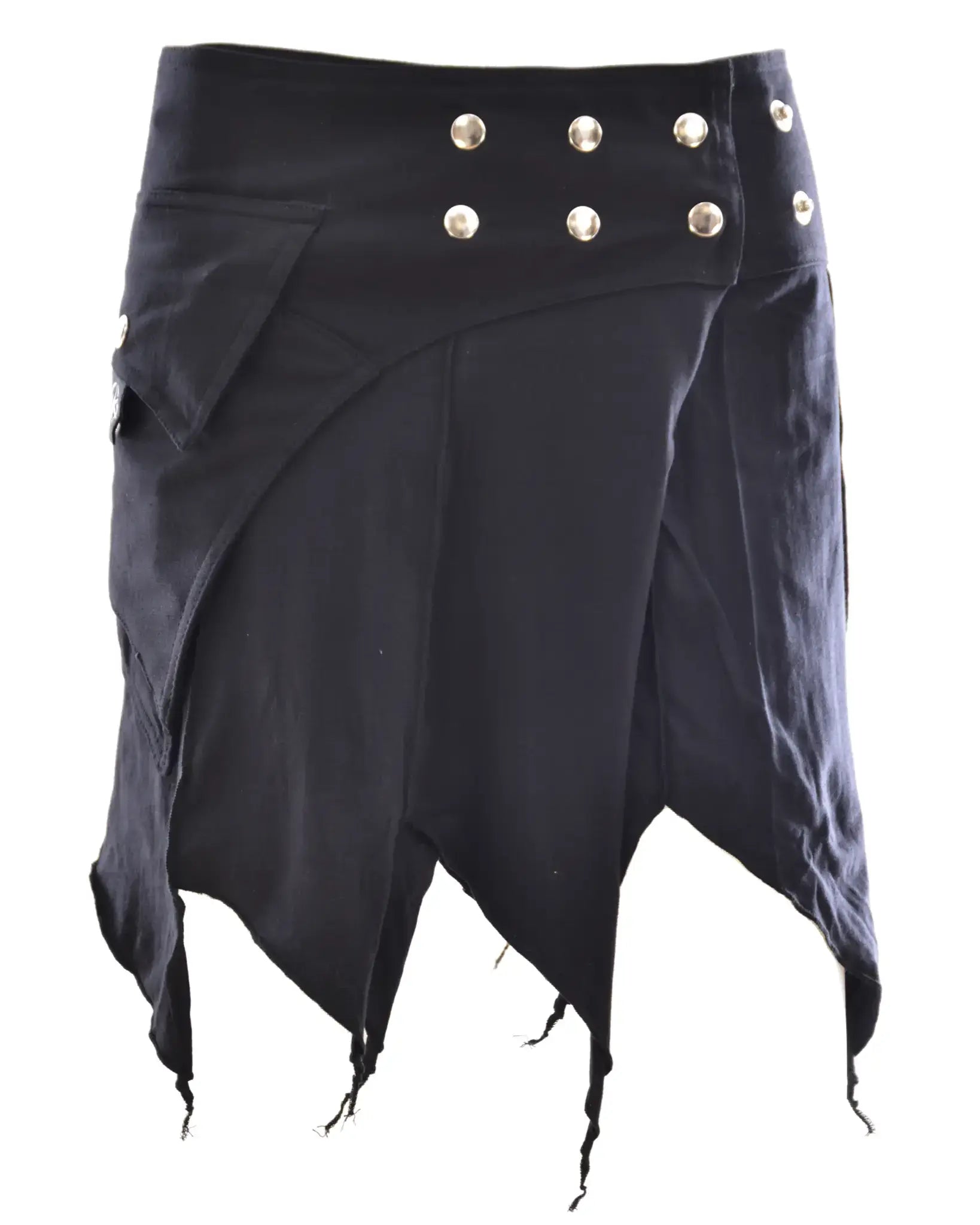ANKI Zipfel Wickelrock Sheela – Verstellbarer Boho-Rock mit Tasche