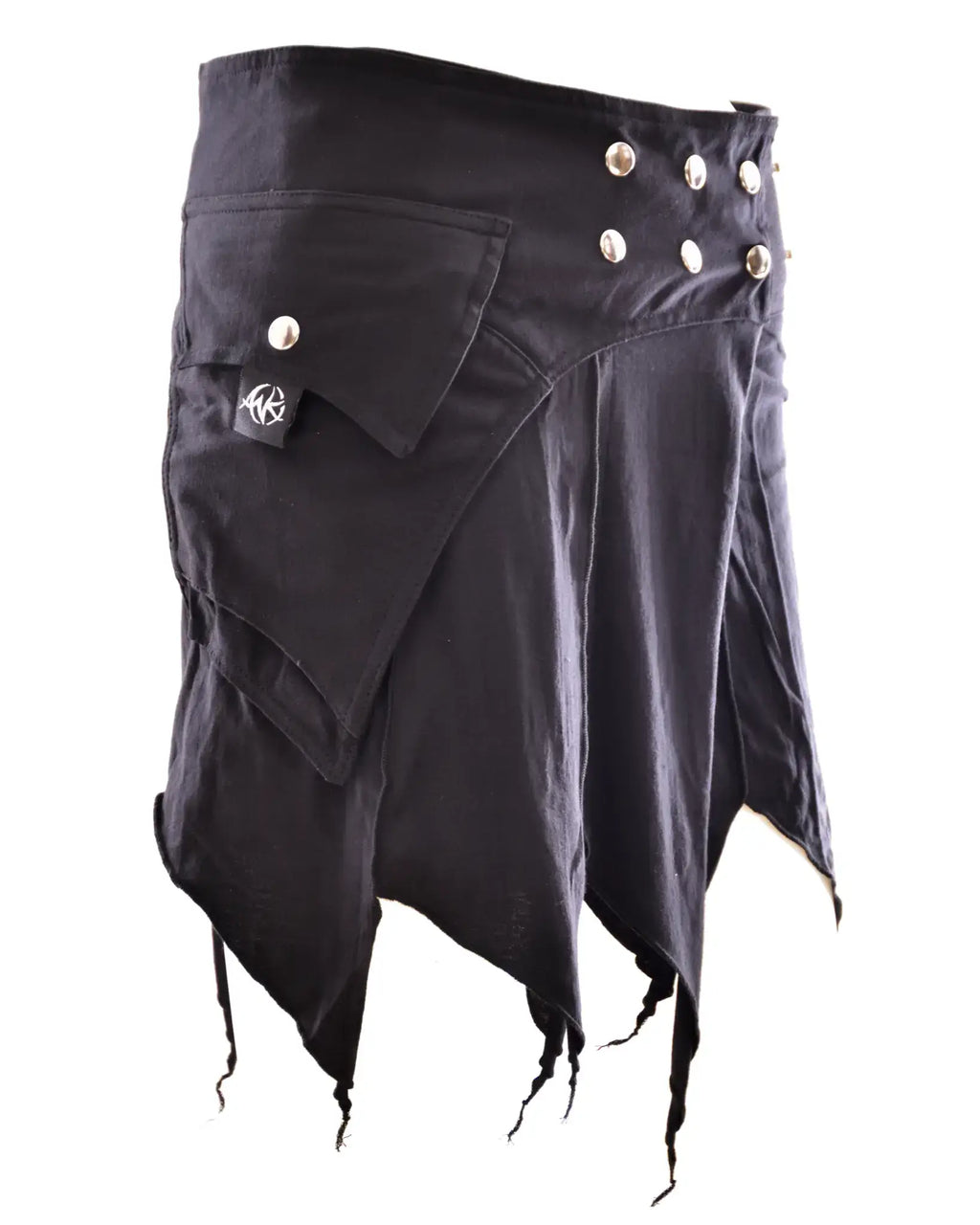 ANKI Zipfel Wickelrock Sheela – Verstellbarer Boho-Rock mit Tasche
