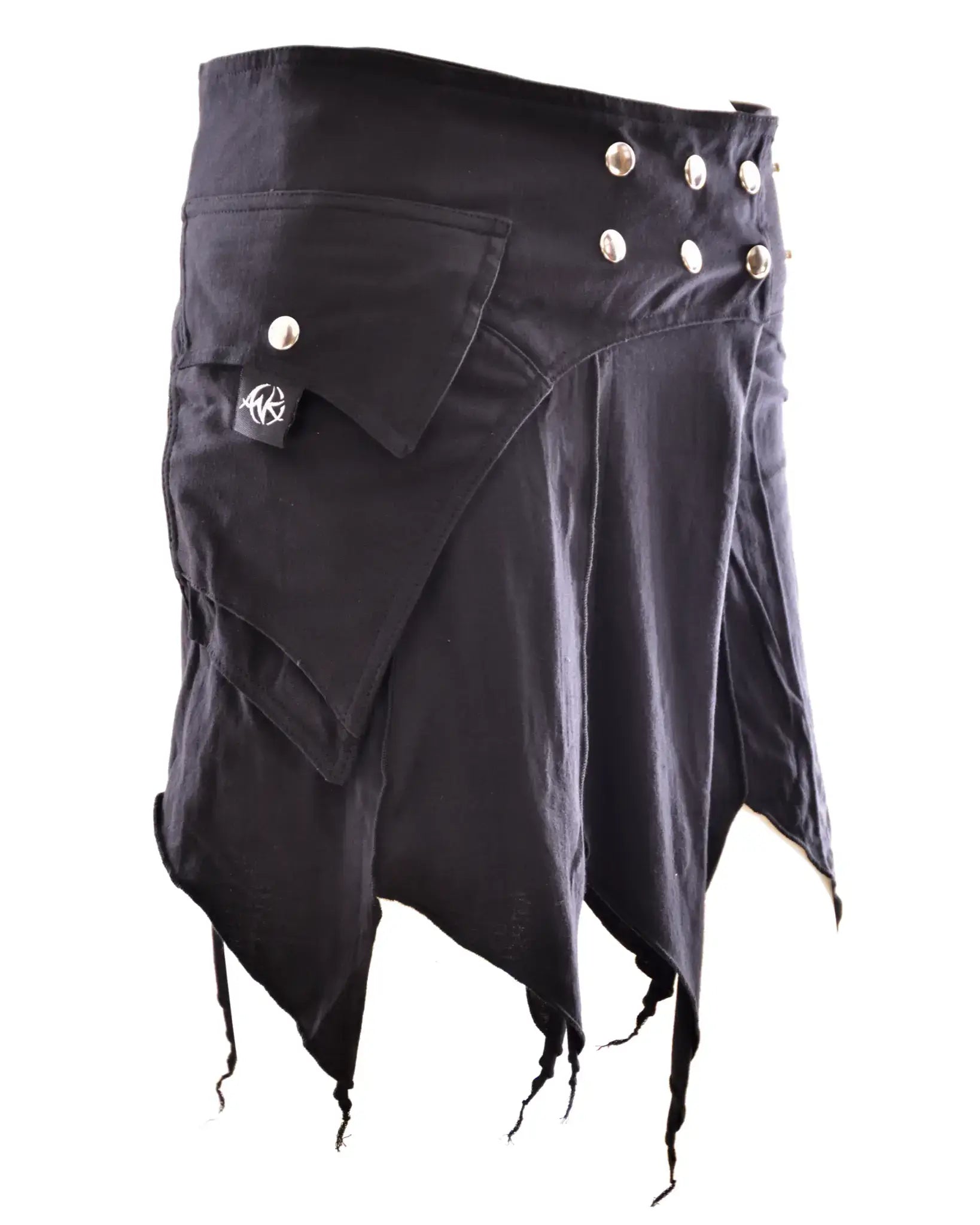ANKI Zipfel Wickelrock Sheela – Verstellbarer Boho-Rock mit Tasche