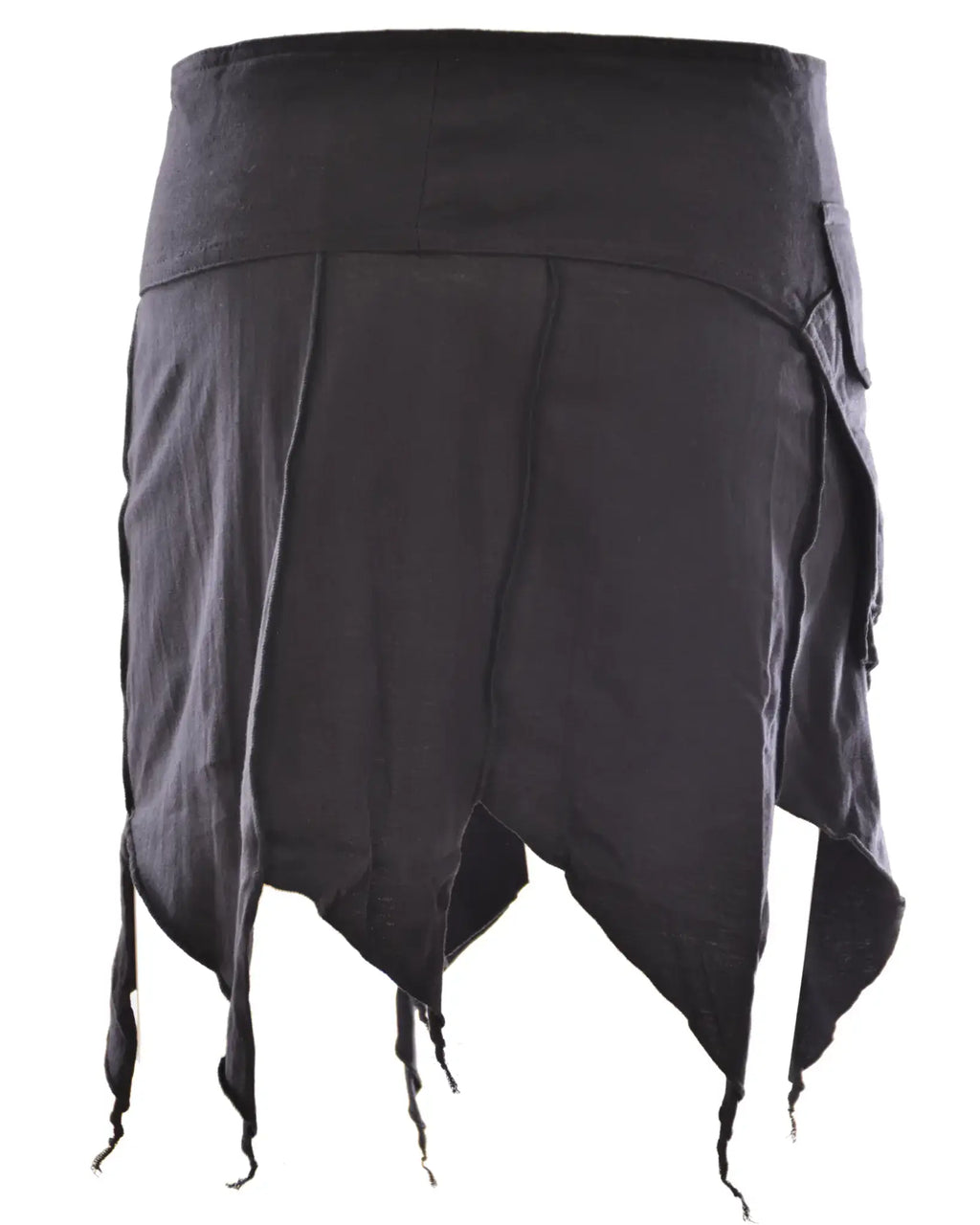 ANKI Zipfel Wickelrock Sheela – Verstellbarer Boho-Rock mit Tasche
