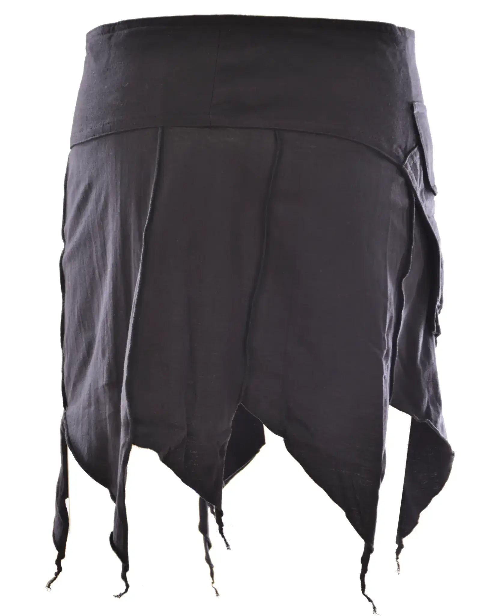 ANKI Zipfel Wickelrock Sheela – Verstellbarer Boho-Rock mit Tasche