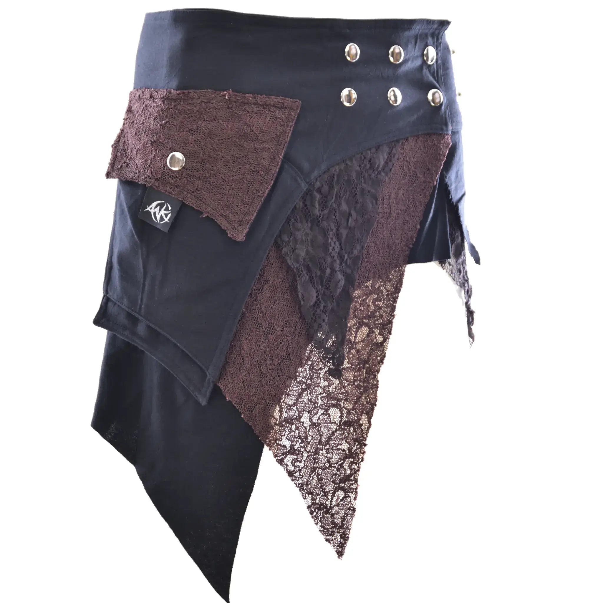 Anki Ultramini Wickelrock Spitze – Zipfelsaum & Boho-Style, Festival Look