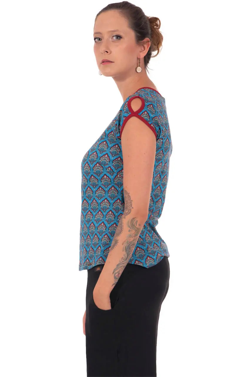 Chapati Design Shirt Tiziana Bio Baumwolle Kleidung Online