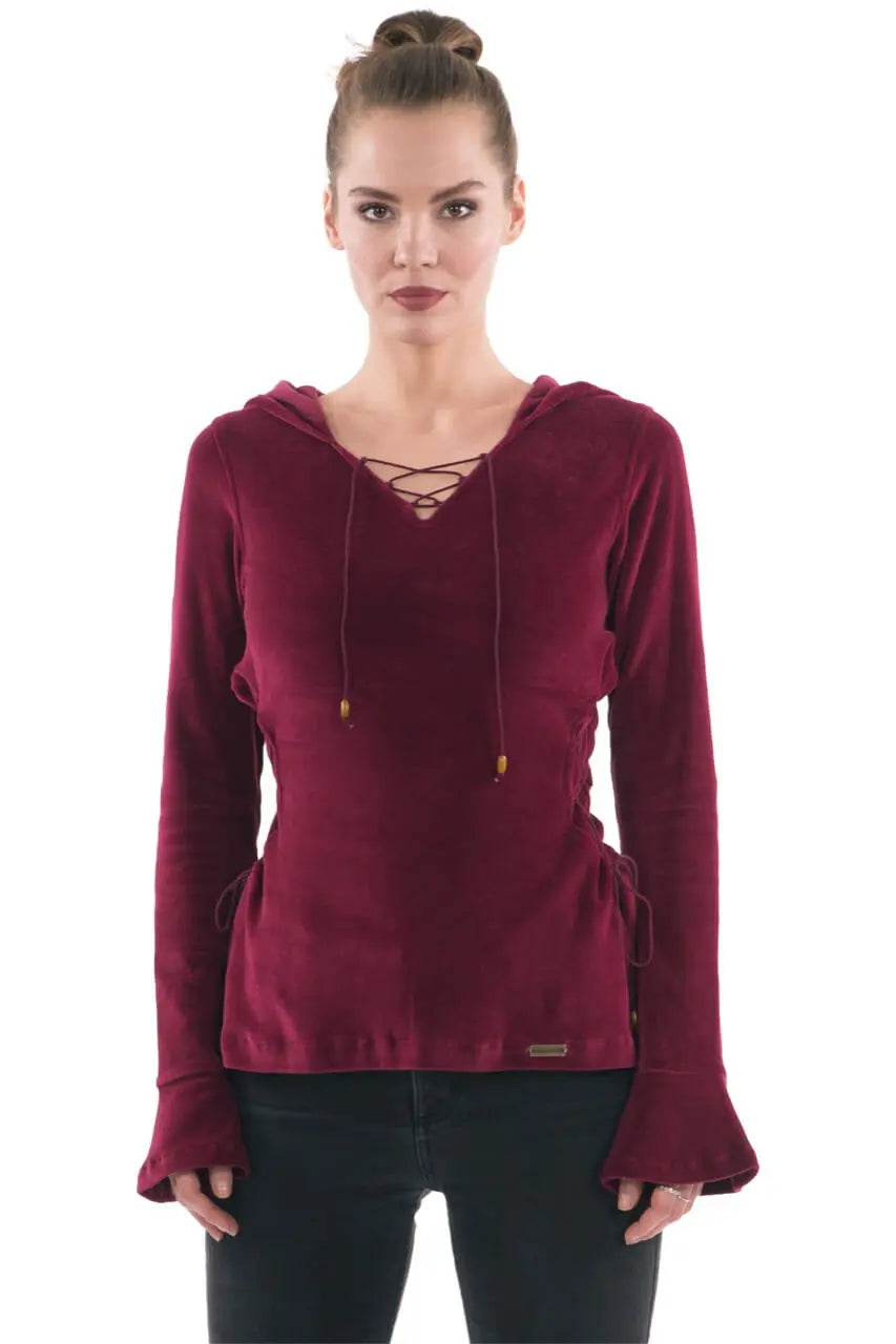 Chapati Samt Pullover Biobaumwolle