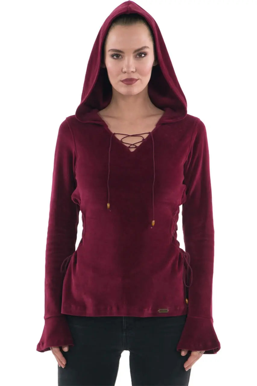 Chapati Samt Pullover Biobaumwolle