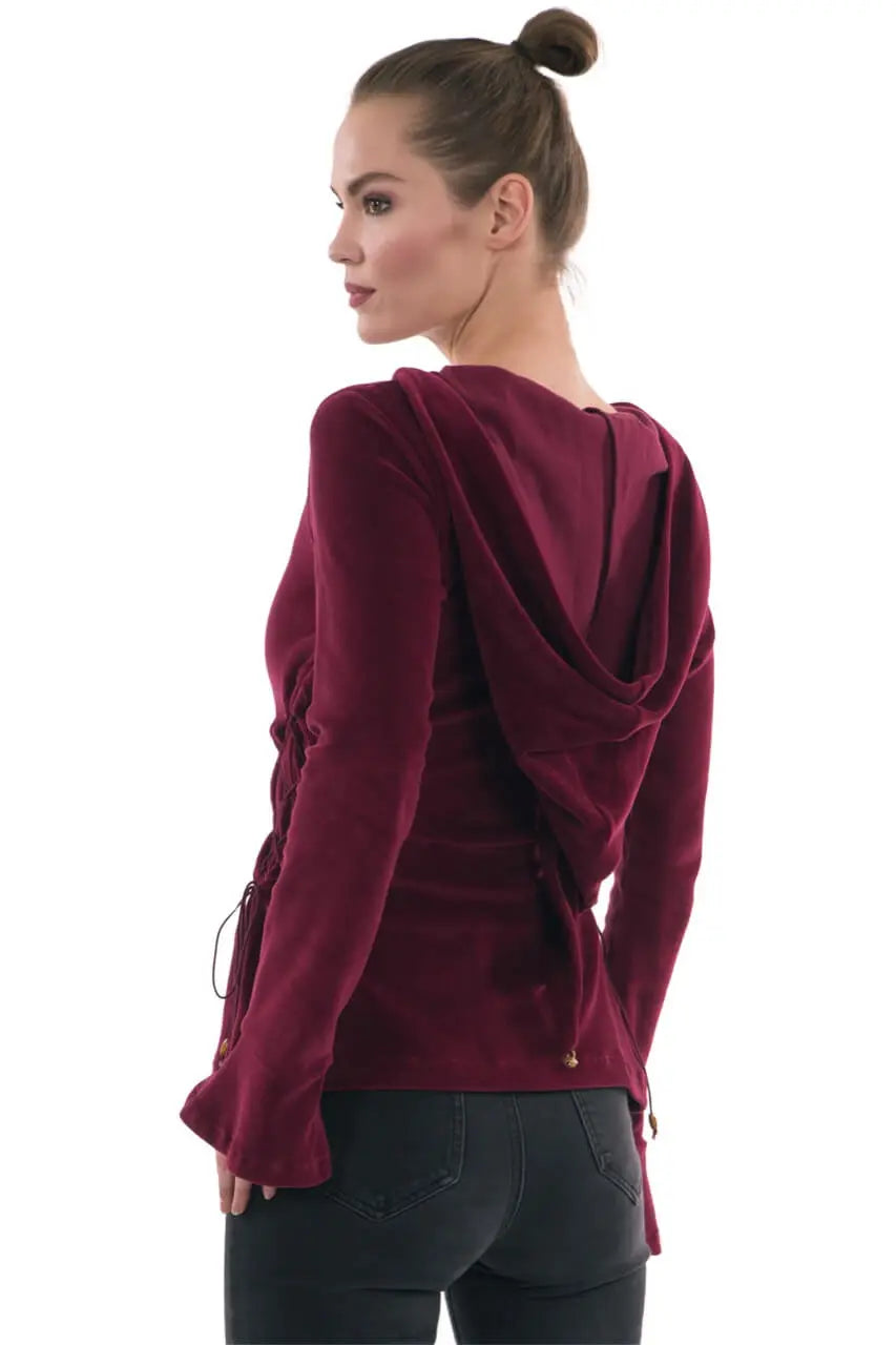Chapati Samt Pullover Biobaumwolle