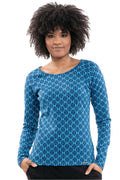 Chapati tailliertes Jaquard Longshirt Pia Herbst Longsleeve