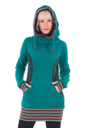 Chapati Long-Pulli Teddy Tunica extra langes warmes Pullover-Kleid