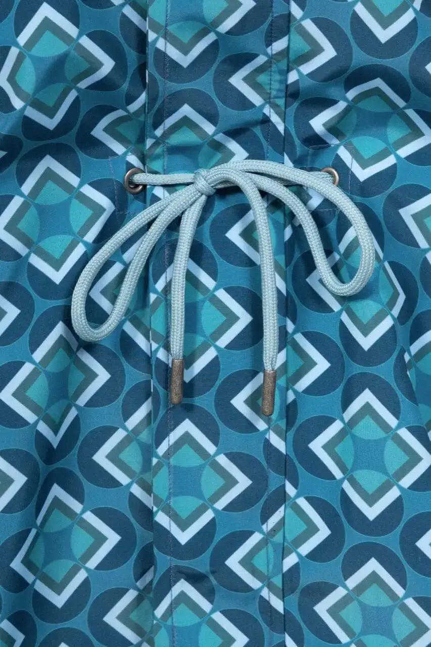 Chapati Bunter Regenmantel Rainy recyceltes Polyester