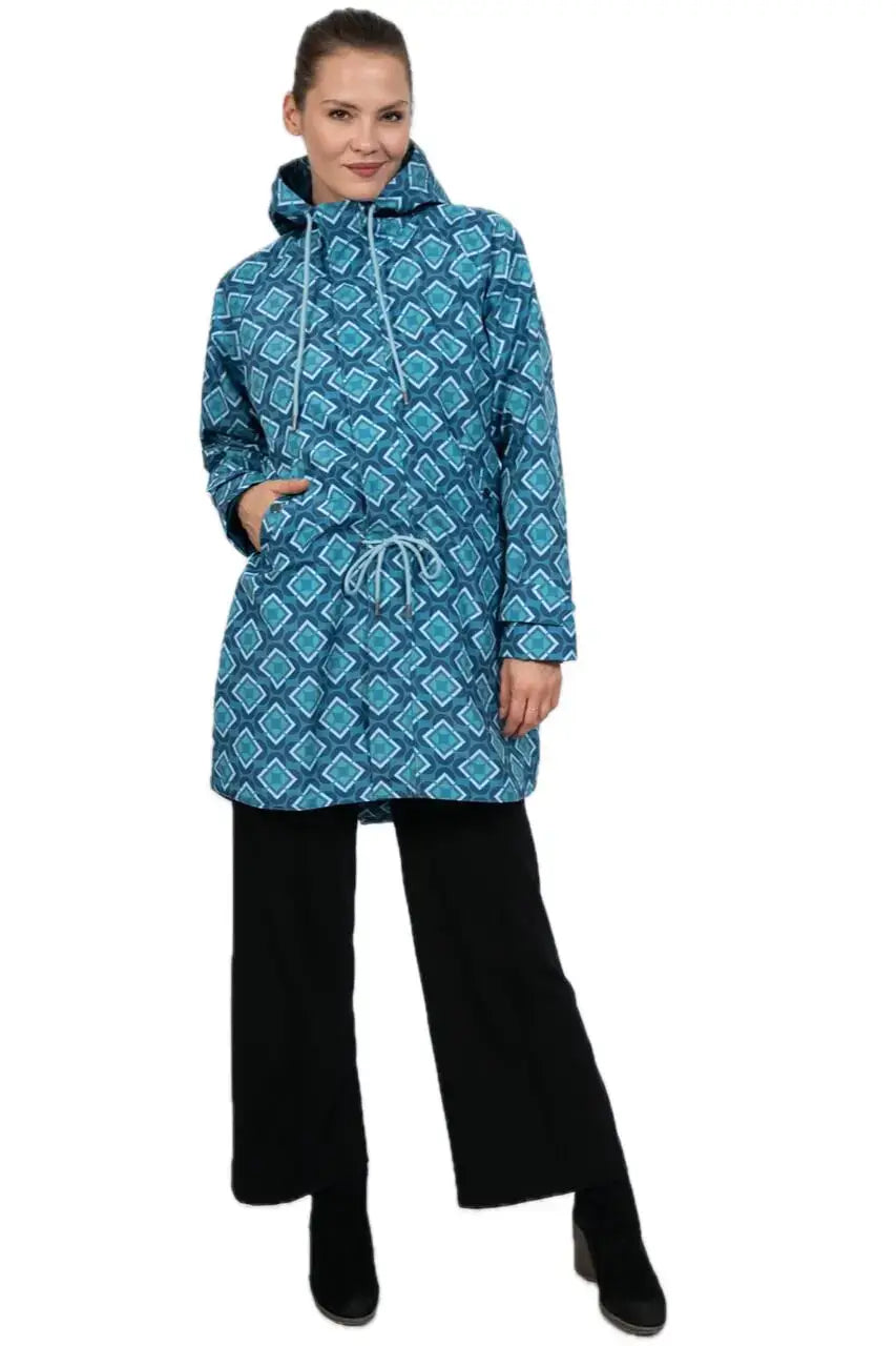 Chapati Bunter Regenmantel Rainy recyceltes Polyester
