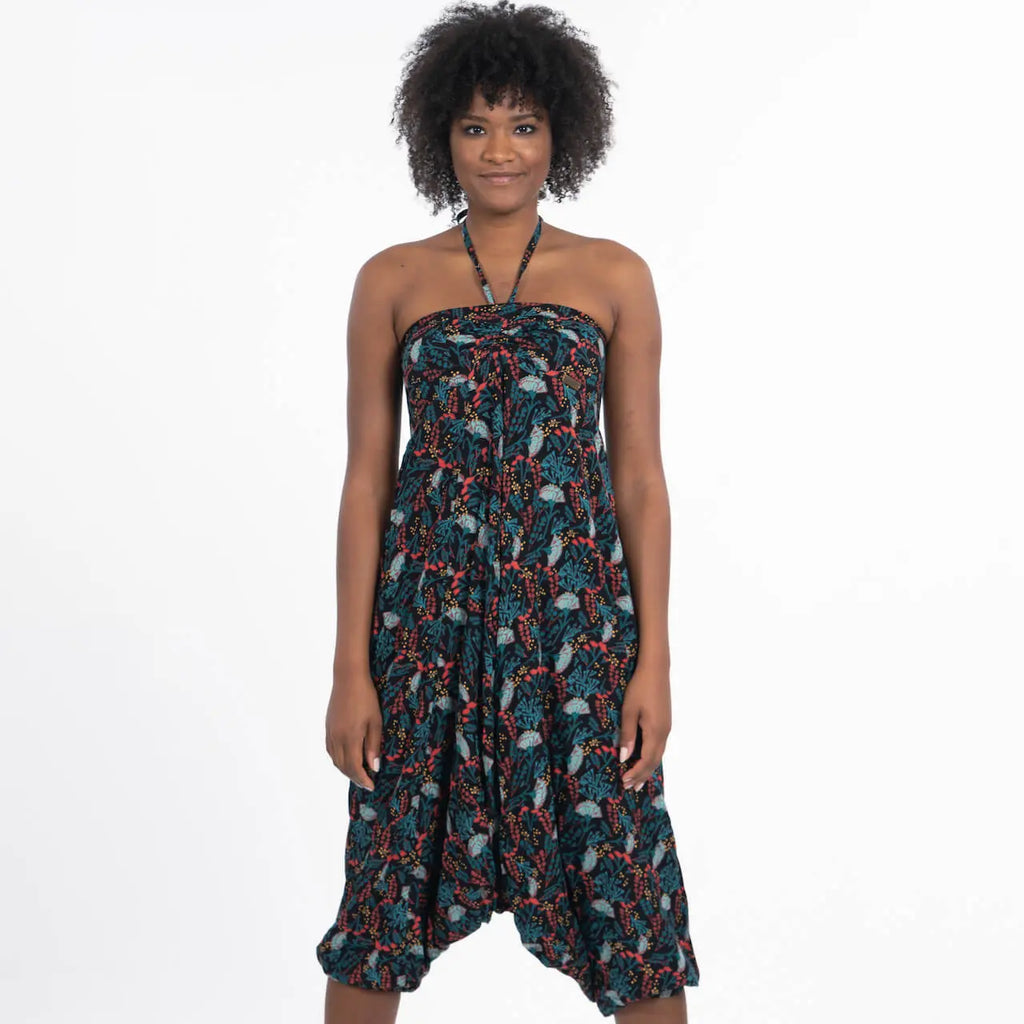 Chapati design Jumpsuit Pumphose Sommer Latzhose