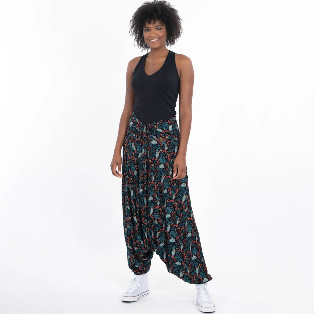 Chapati design Jumpsuit Pumphose Sommer Latzhose