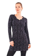 Chapati elegantes warmes Herbstkleid Tunica Bio-Baumwolle