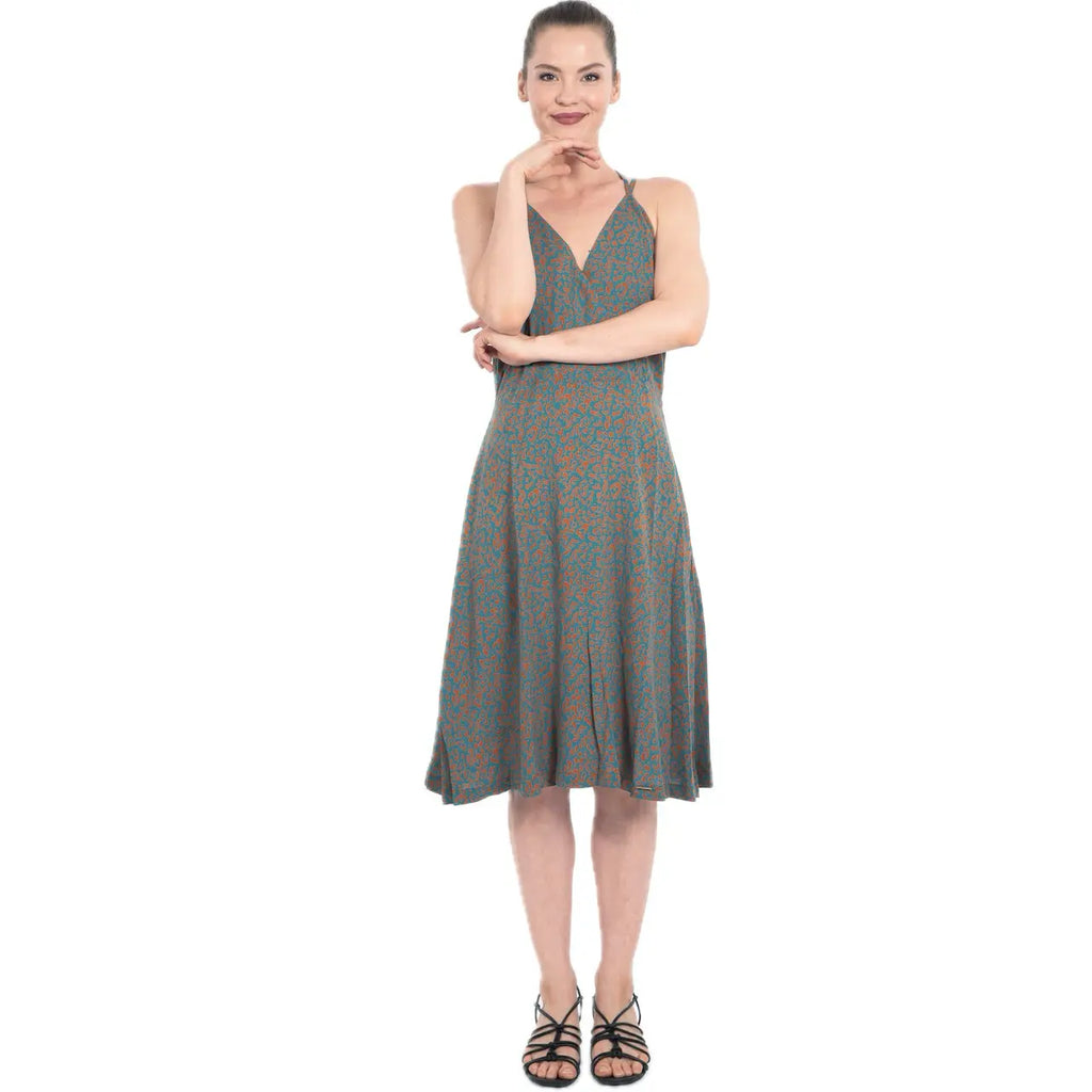 Chapati Kurzes Spaghetti Sommerkleid Sommerkleid