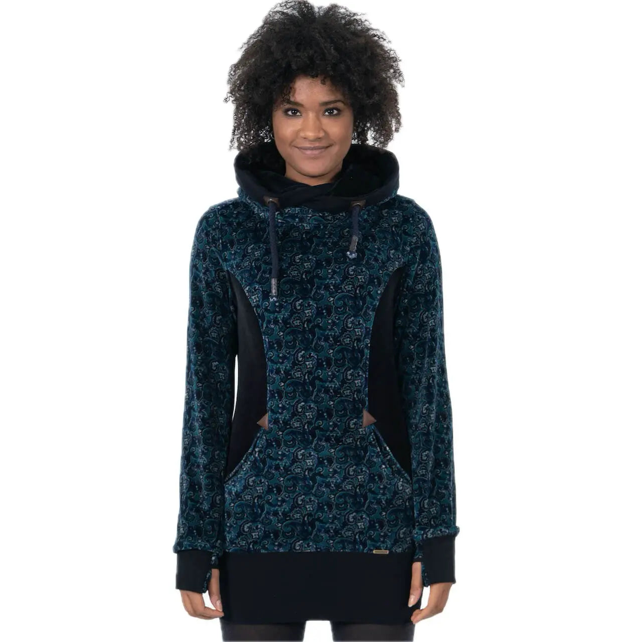 Chapati design Samt Tunica Long-Pulli Fairtrade