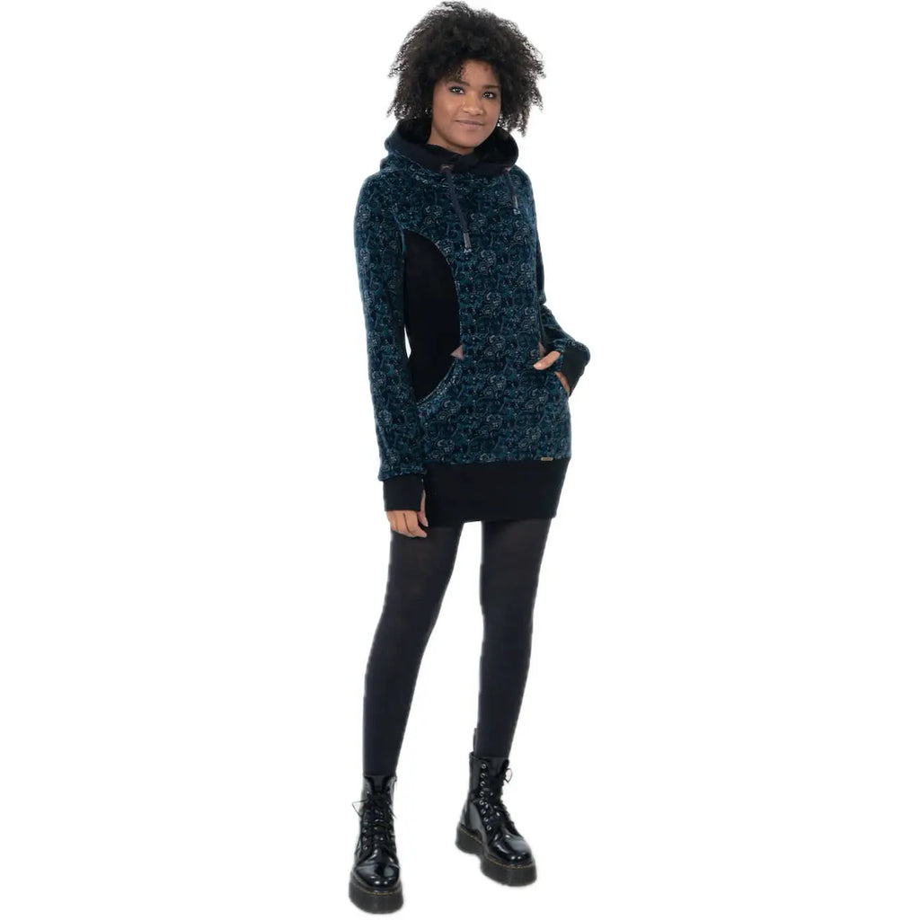 Chapati design Samt Tunica Long-Pulli Fairtrade