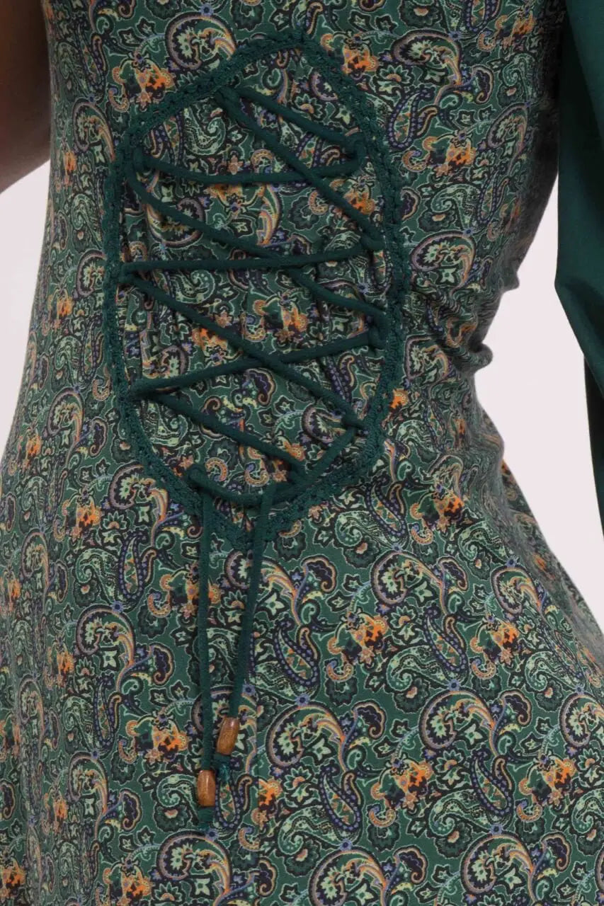 Chapati design Kleid mit spitzer Zipfelkapuze Daggy Elfen Goa Kleid