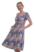 Chapati kurzärmliges Sommer-Kleid Diba