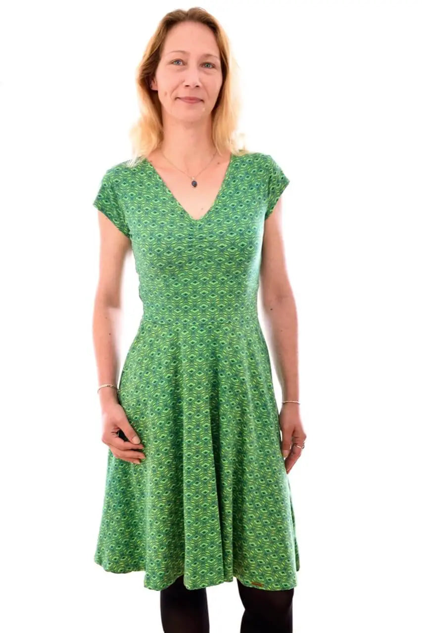 Chapati knielanges Kleid Dorsa Elegant, Bio GOTS, Komfort