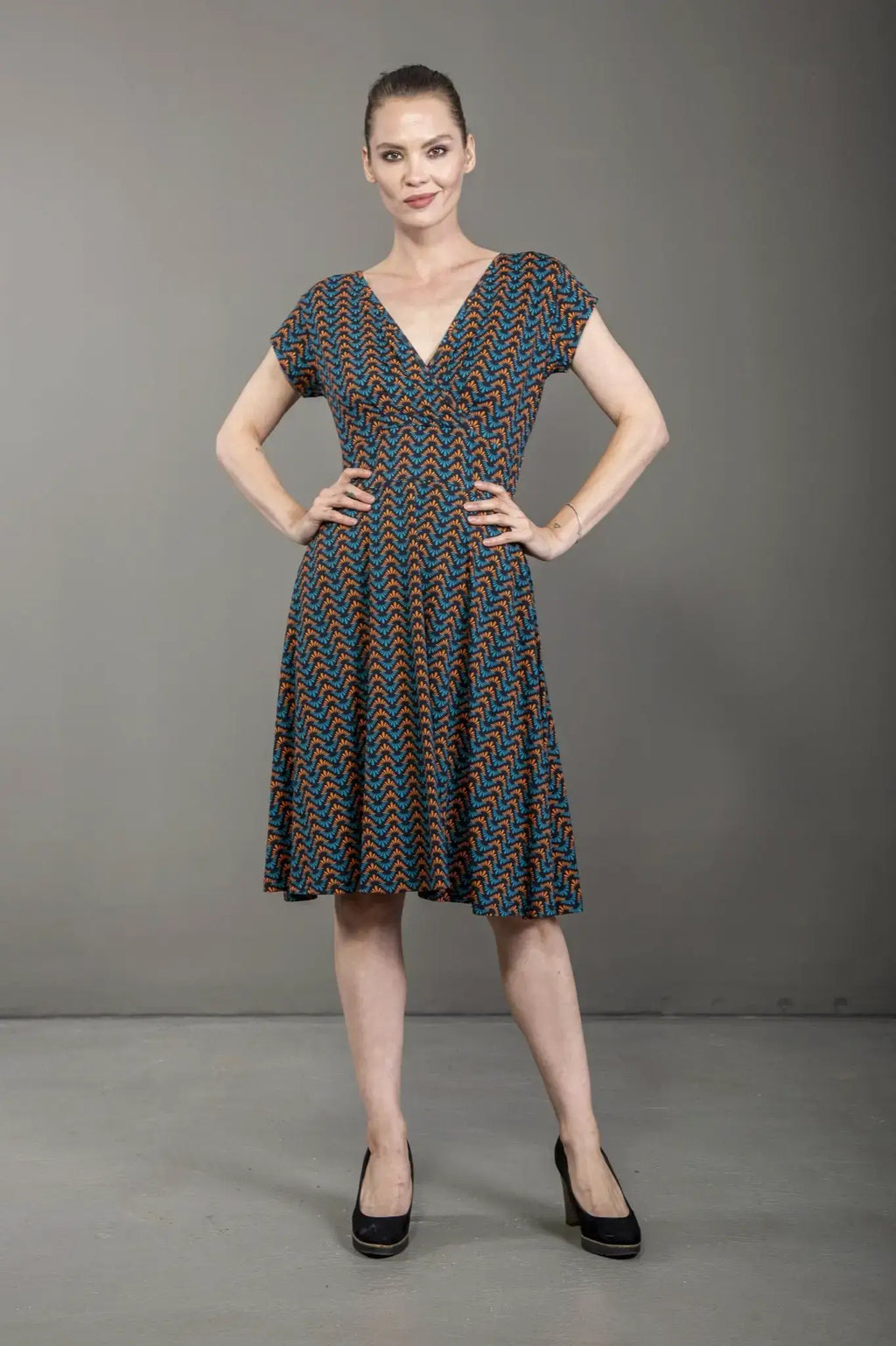 Chapati Sommerkleid Dragana – Bio GOTS Jersey, luftig & elegant
