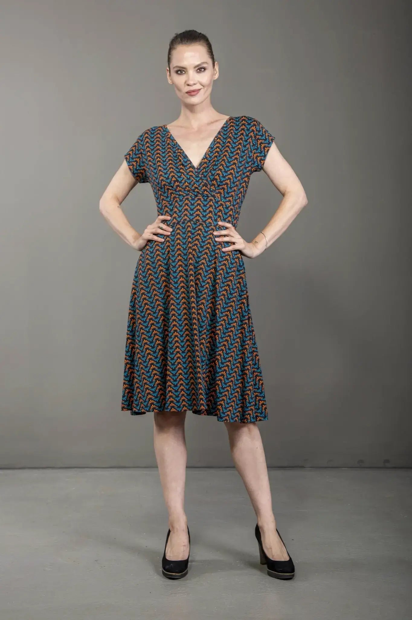 Chapati Sommerkleid Dragana – Bio GOTS Jersey, luftig & elegant