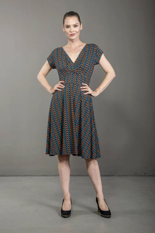 Chapati Sommerkleid Dragana – Bio GOTS Jersey, luftig & elegant