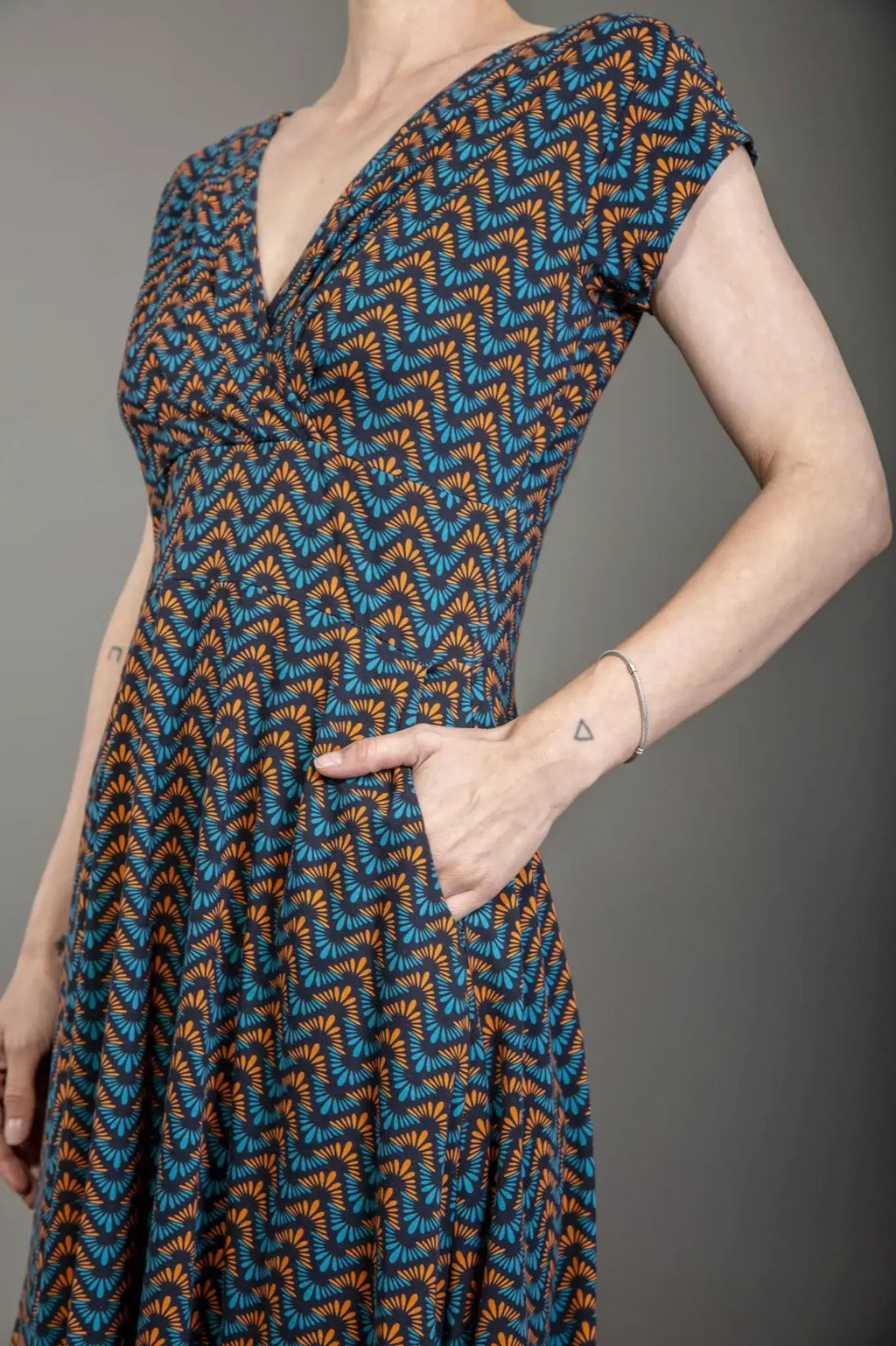 Chapati Sommerkleid Dragana – Bio GOTS Jersey, luftig & elegant