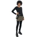 Click-and-Go Wickelrock Baumwolle Damen Mini Paisley