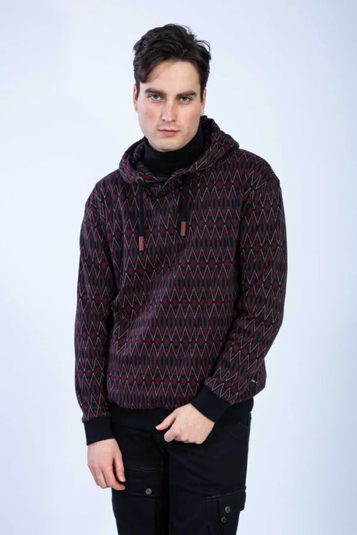 Chapati Jacquard Kapuzen-Pullover Pete Bio GOTS