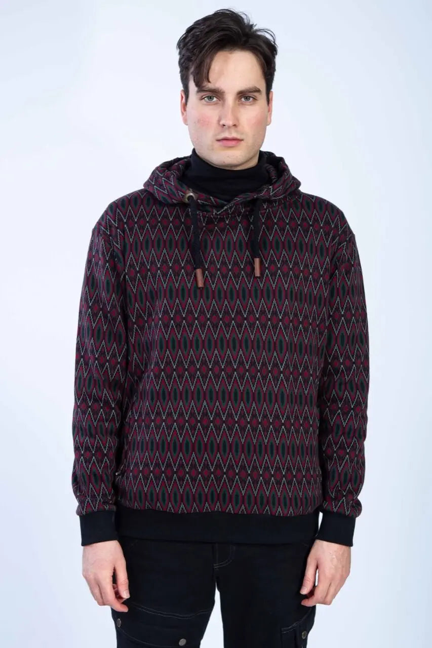 Chapati Jacquard Kapuzen-Pullover Pete Bio GOTS