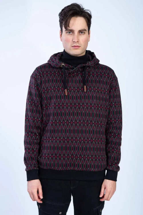 Chapati Jacquard Kapuzen-Pullover Pete Bio GOTS