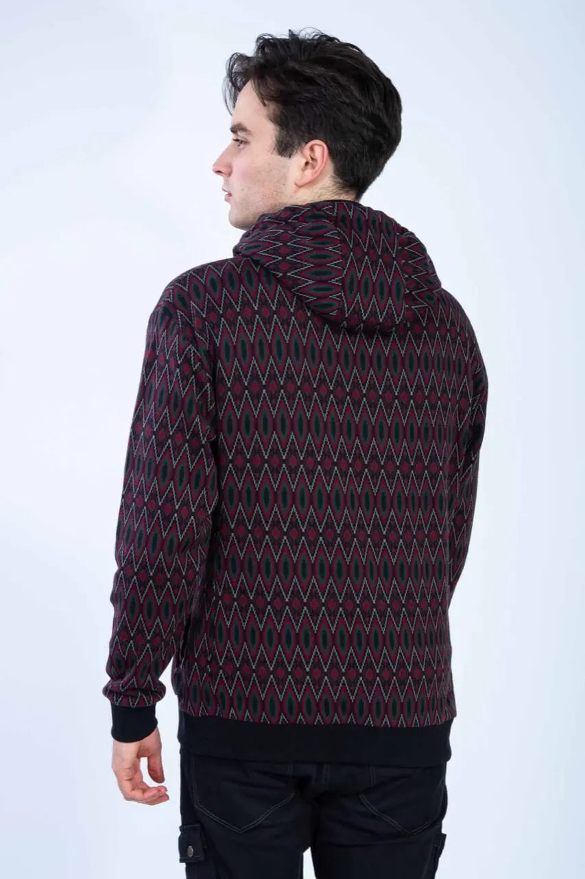 Chapati Jacquard Kapuzen-Pullover Pete Bio GOTS