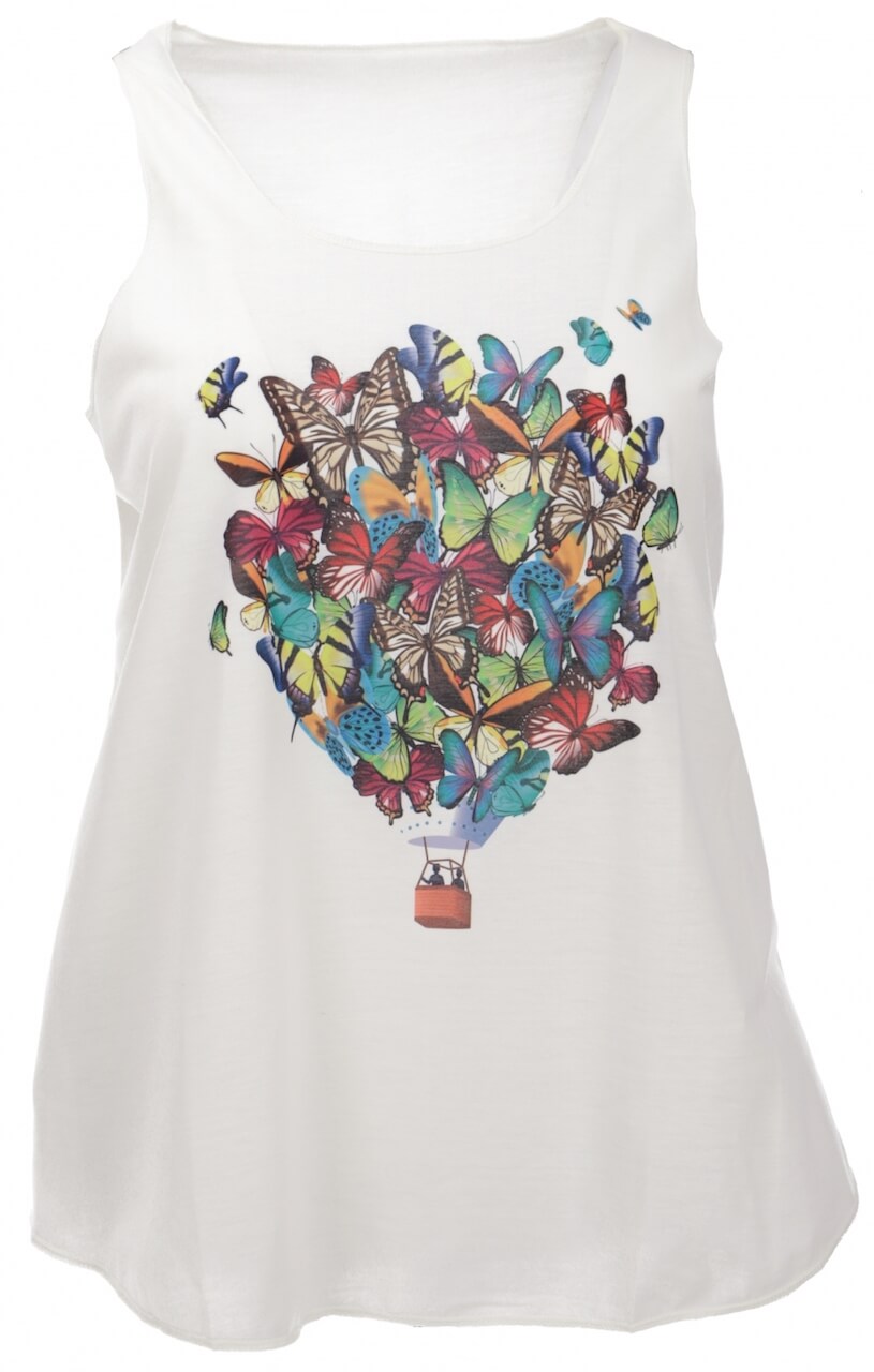 Schmetterlinge Ballon Tanktop