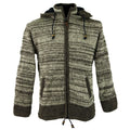 Männer Strickjacke Kapuze Goa Psyshop