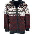 Männer Strickjacke Kapuze Goa Psyshop