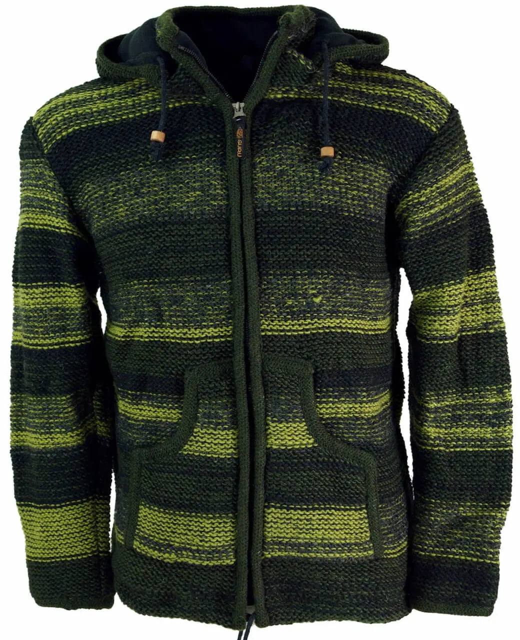 Strickjacke Goa Wolle Fleecejacke Herrenjacke