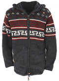 Strickjacke Goa Wolle Fleecejacke Herrenjacke Damenjacke
