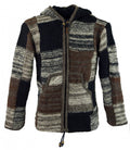 Strickjacke Goa Wolle Fleecejacke Herrenjacke Damenjacke