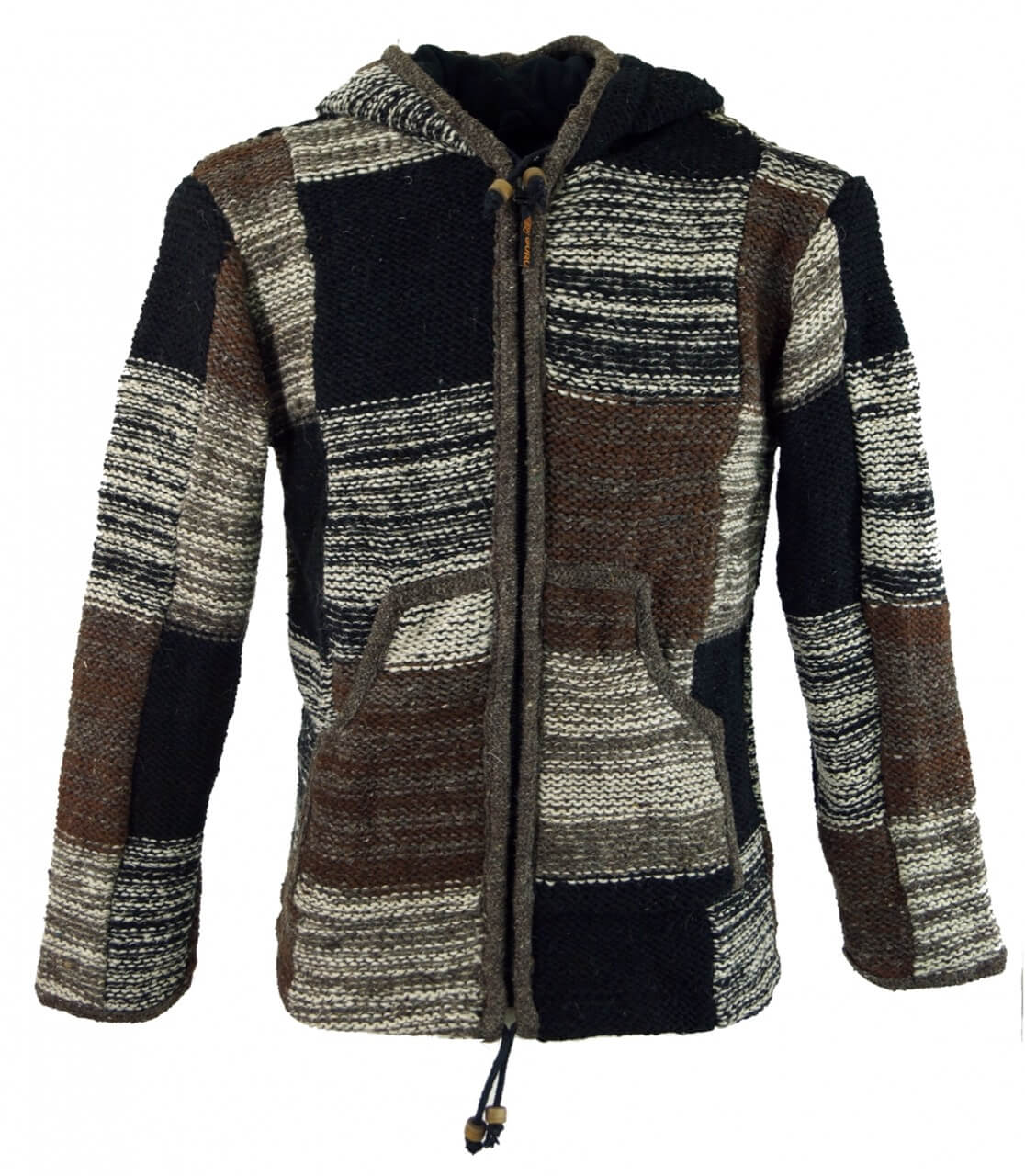 Strickjacke Goa Wolle Fleecejacke Herrenjacke Damenjacke