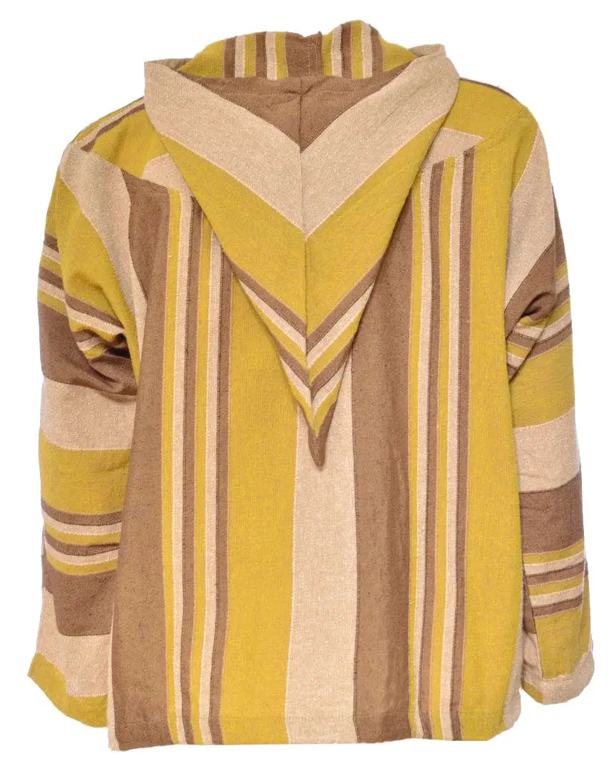 Hoody, spitze Zipfelkapuze - grobe Kerala Baumwolle