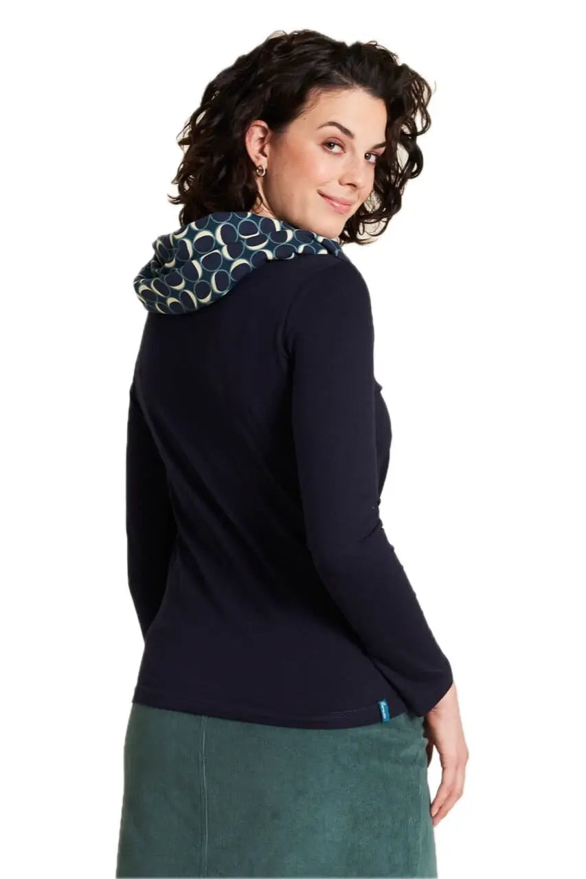 Tranquillo Jersey-Pulli großer Kragen