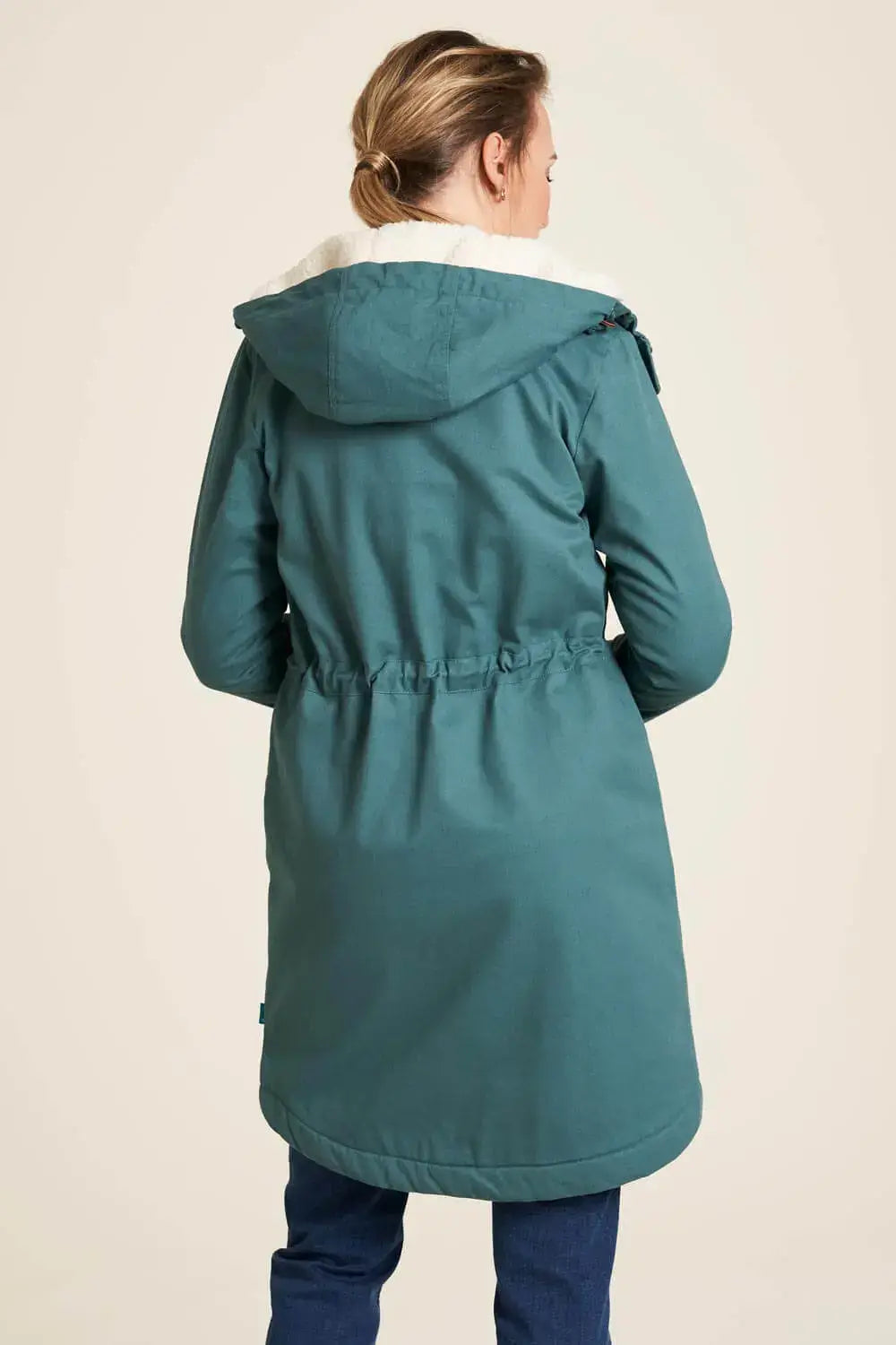Tranquillo warm gefütterter Twill-Mantel Bio-Baumwolle