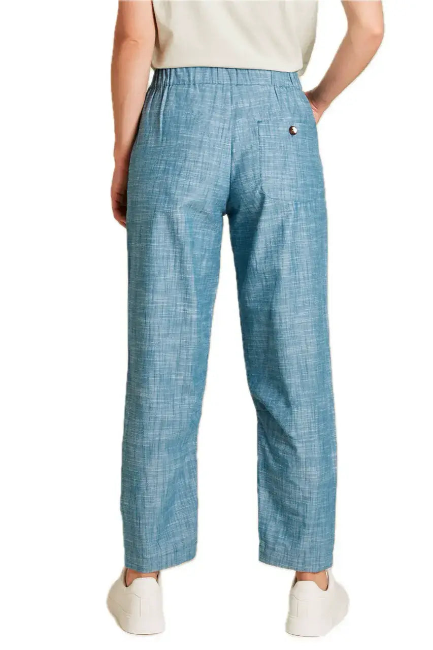 Tranquillo Jogg-Chino Sommerhose in Leinenoptik